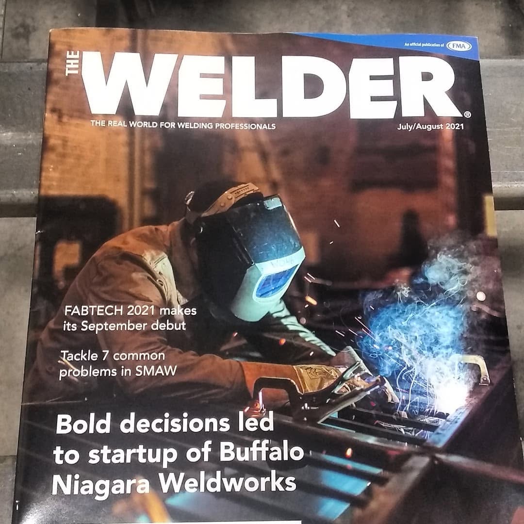 Buffalo Niagara Weldworks featured in The Welder magazine